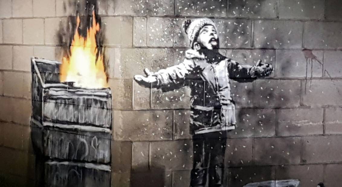 Banksy. Season's Greetings. Magical Fridge Etsy