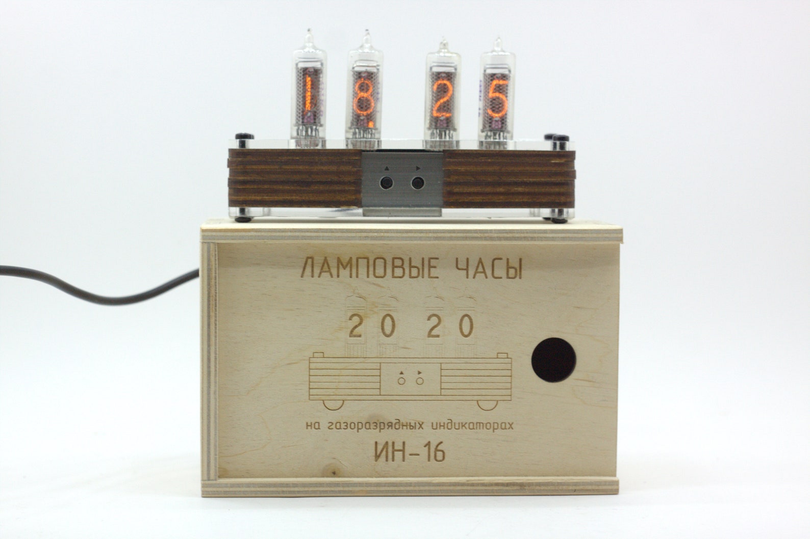 IN16 Nixie Vacuum Tube Clock 4 Digit Etsy