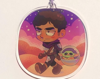 MANDALORIAN - acrylic charm