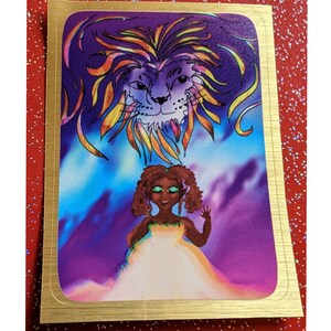 Leo Zodiac Brushed Gold Sticker