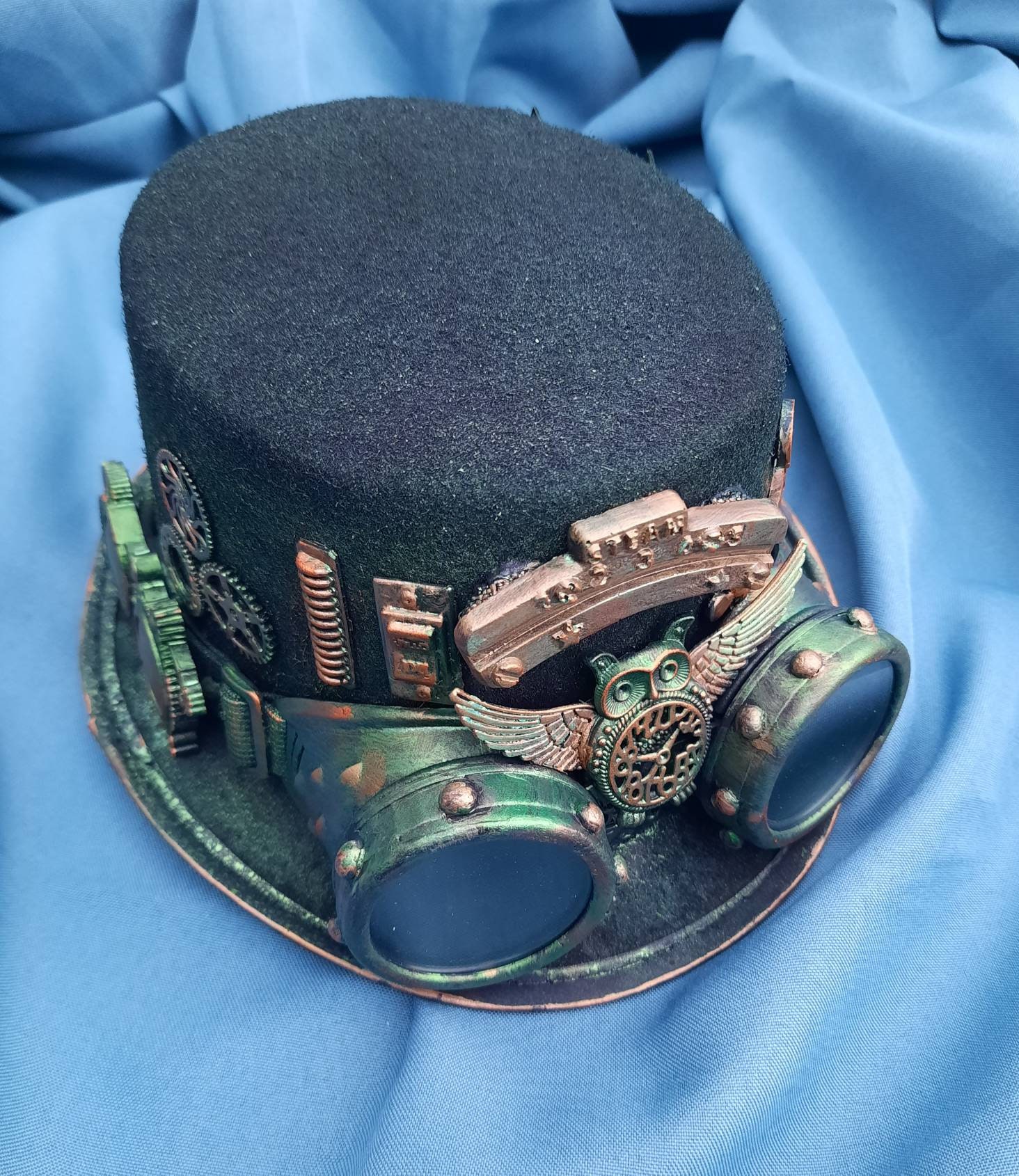Kids tophat Steampunk owl