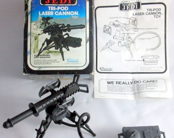 ORIGINAL 4/" Ion Cannon//Gun Vintage 1980 Imperial Attack Base Playset Star Wars