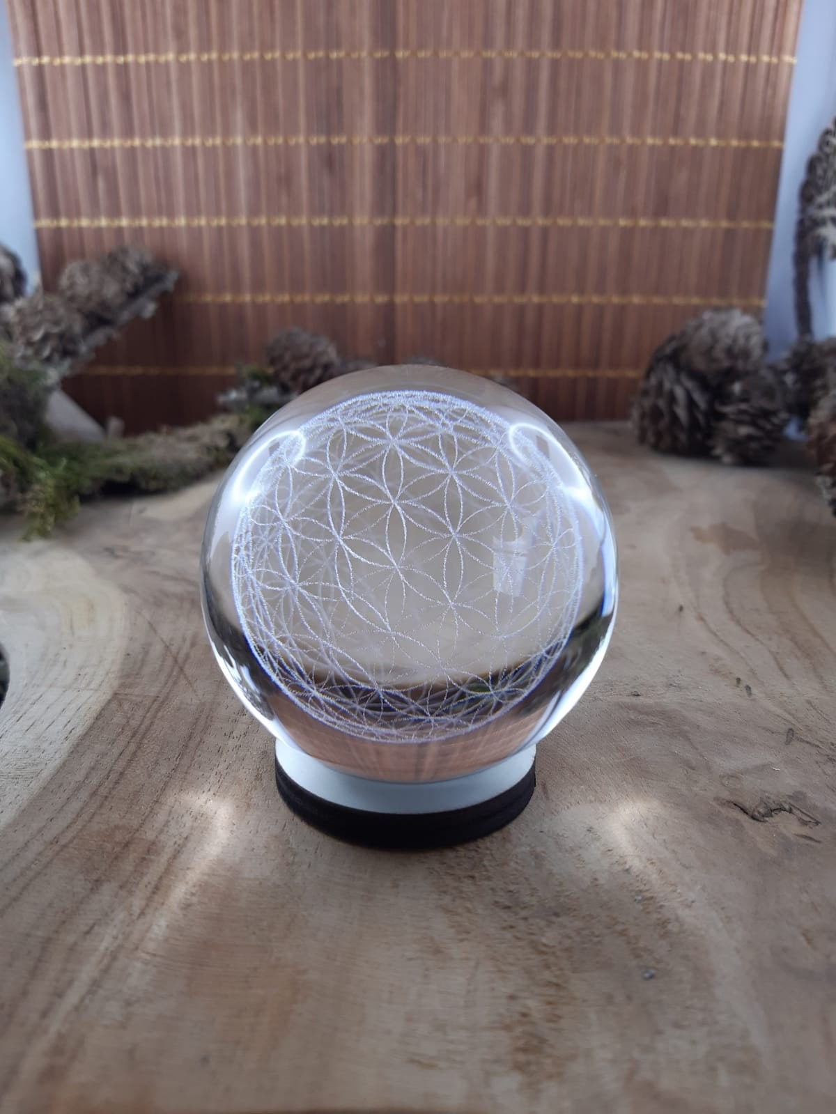 Boule Fleur de Vie 3D 60mm