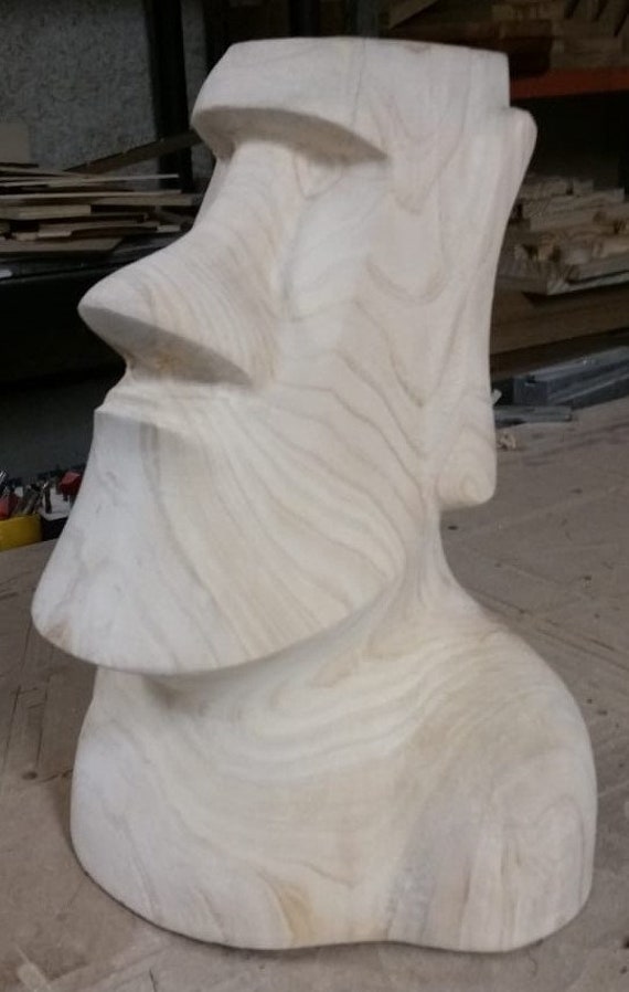 Moaï en Bois