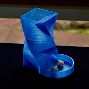 Twisted Dice Tower - 3D Printed