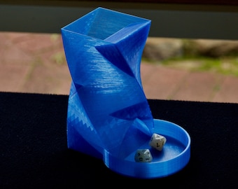 Twisted Dice Tower - 3D Printed