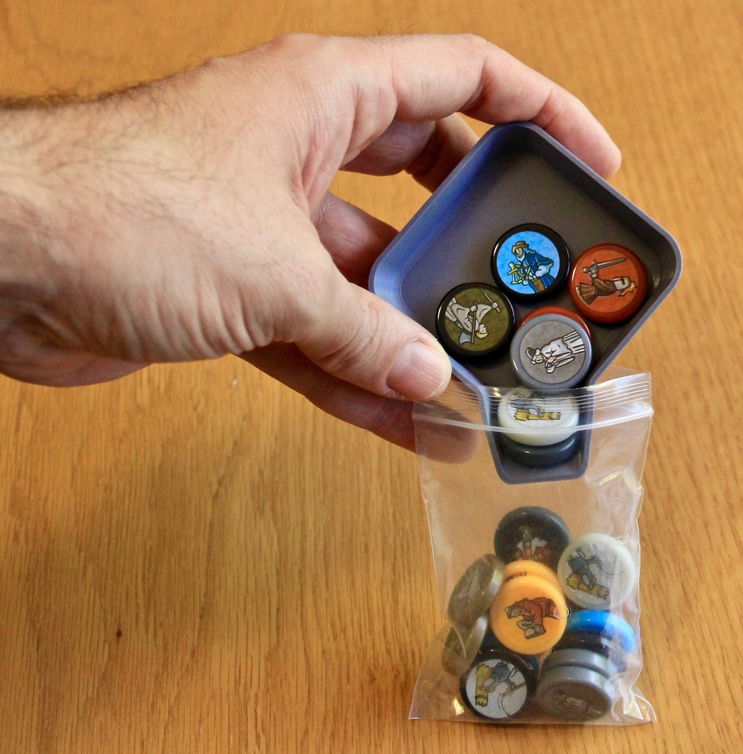 Game Component Trays square 3D Printed Etsy