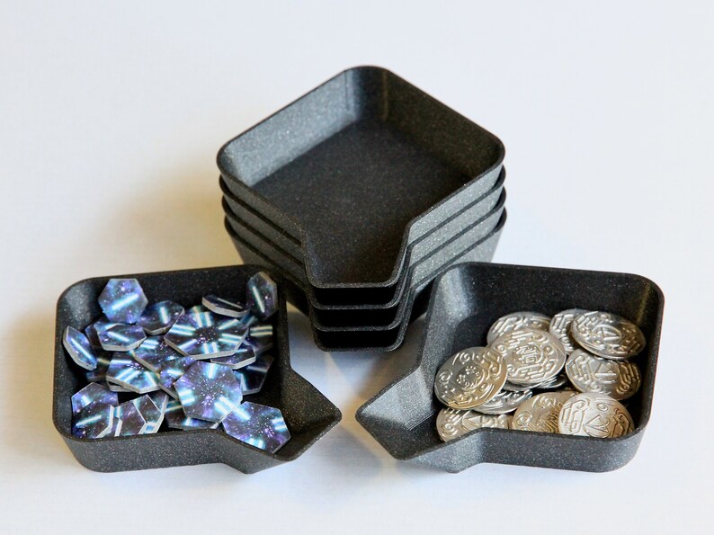 Game Component Trays square 3D Printed Etsy Australia
