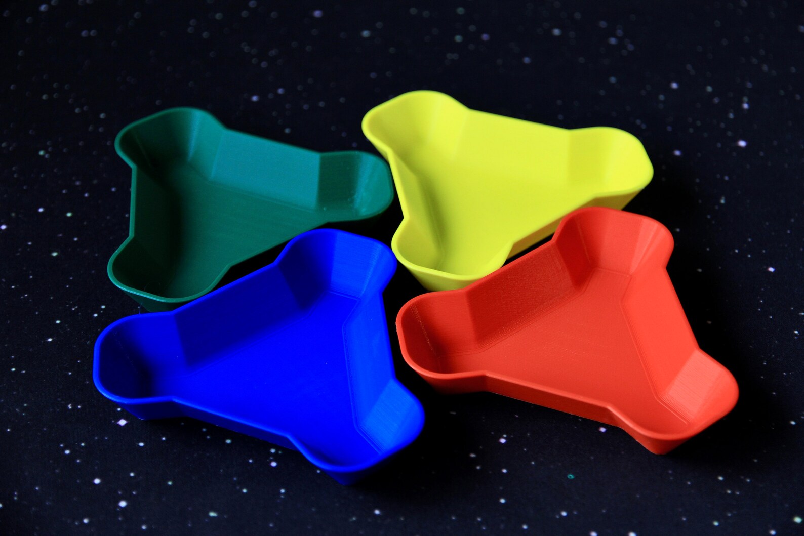 3D Printed Board Game Trays Multicoloured set of 4 Etsy