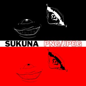 Sukuna PNG . Jujutsu Kaisen PNG / JPEG . cricut cut file Sublimation.