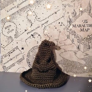 Mini Sorting Hat Amigurumi Crochet Pattern PDF