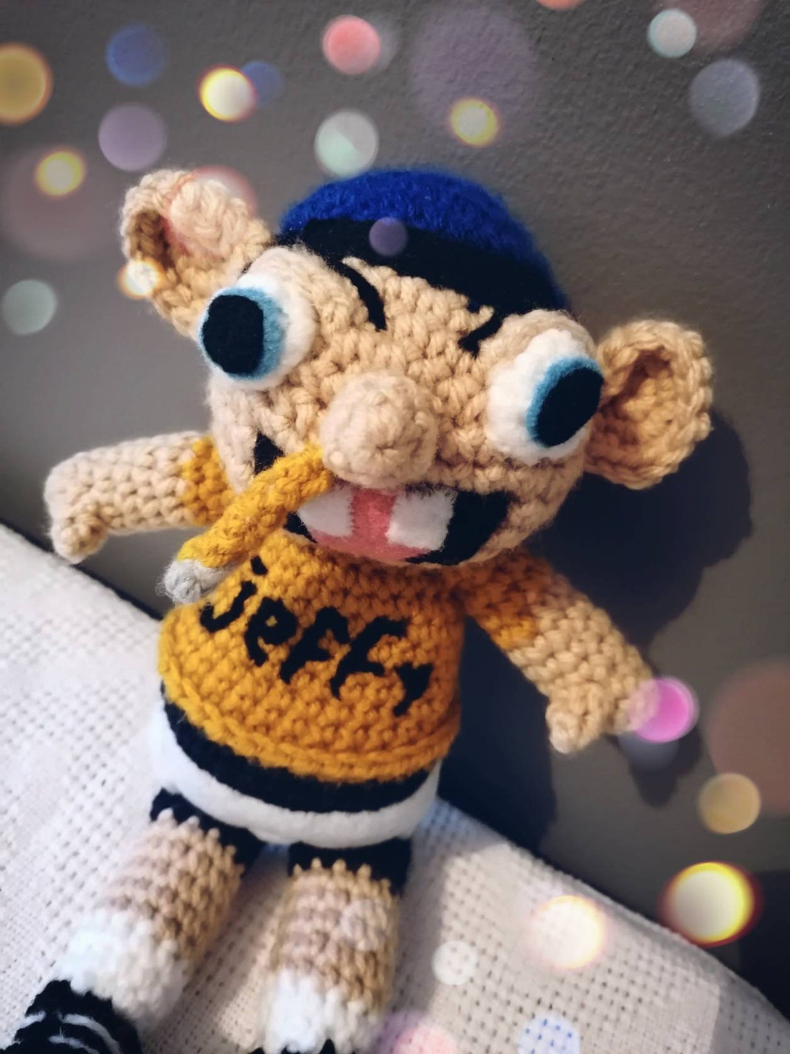 Jeffy Puppet Amigurumi Crochet Stuffed Plush Toy Etsy