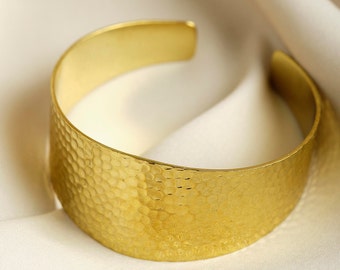 Bullets and Bombs : Hammered Cuff Bangle