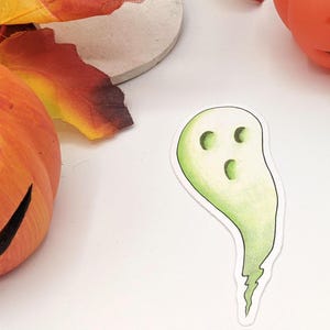 Cute Ghost Halloween Sticker Spooky pastel ghost sticker