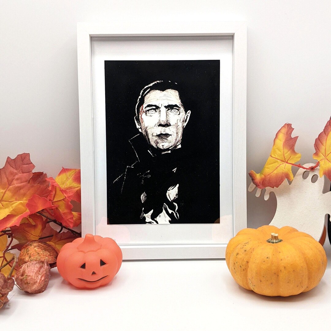 Elegant A5 Art Print of Bela Lugosi as Dracula - Artistic Touch by Lucy ...