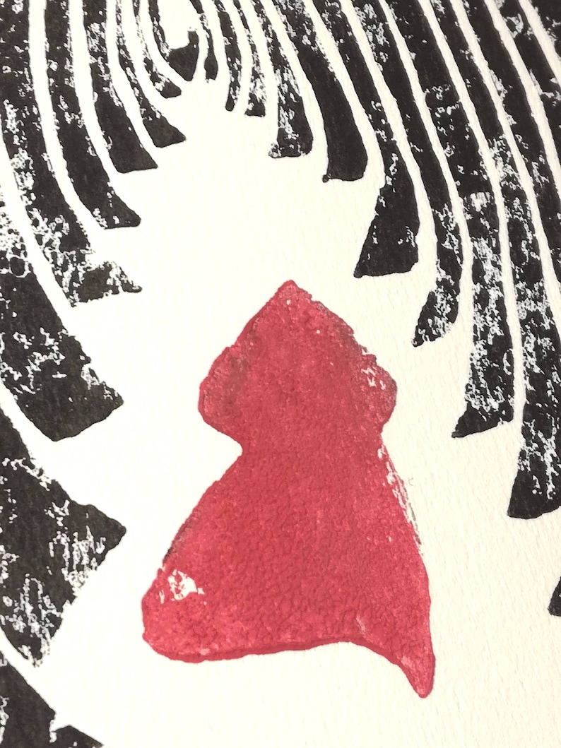Red Riding Hood Petit Chaperon Rouge Premier Tirage 3 3