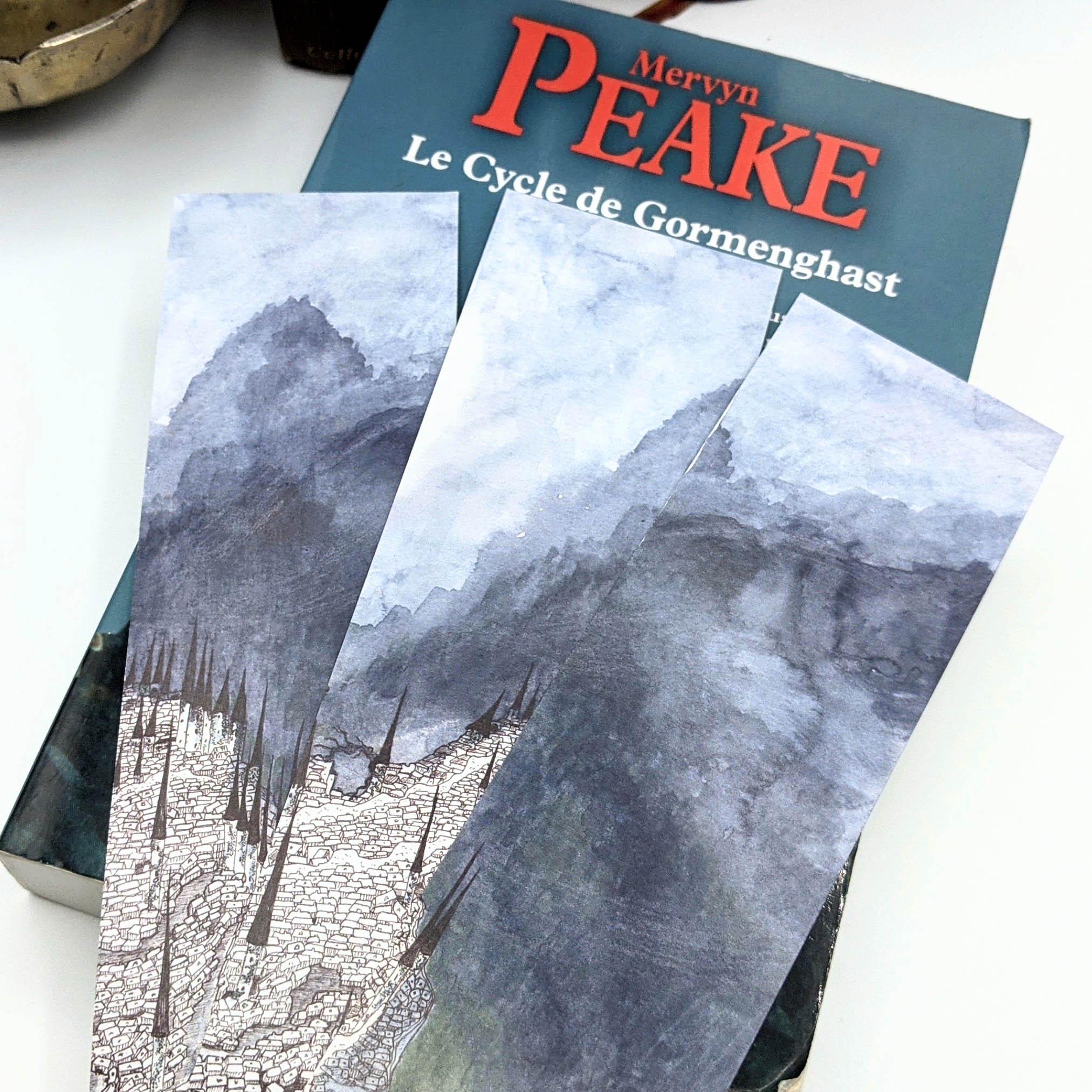 Enchanting Gormenghast-Inspired Bookmarks for the Ultimate Mervyn Peake Fan