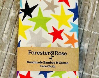 Bright Star Bamboo and Cotton Face Cloth