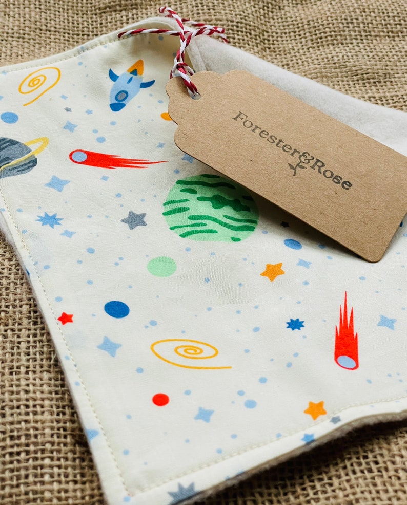 Outer Space Soft Bamboo and Cotton Face Cloth. image 1