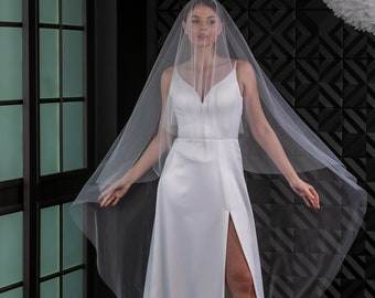 PantoraBridal Lilith Wedding Veil Ivory / Without Blusher