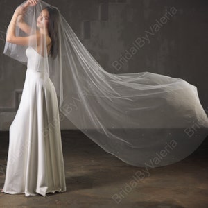 Blusher pearl Wedding veil with Chapel bridal veil with pearls Beaded Fingertip Veil Ivory white champagne  Wedding Two 2 Tier long veil