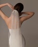 Pearl Wedding Veil wedding veil Chapel bridal Modern Fingertip Veil Ivory Wedding Veil Single Tire Veil Simple Veil Single layer Veil