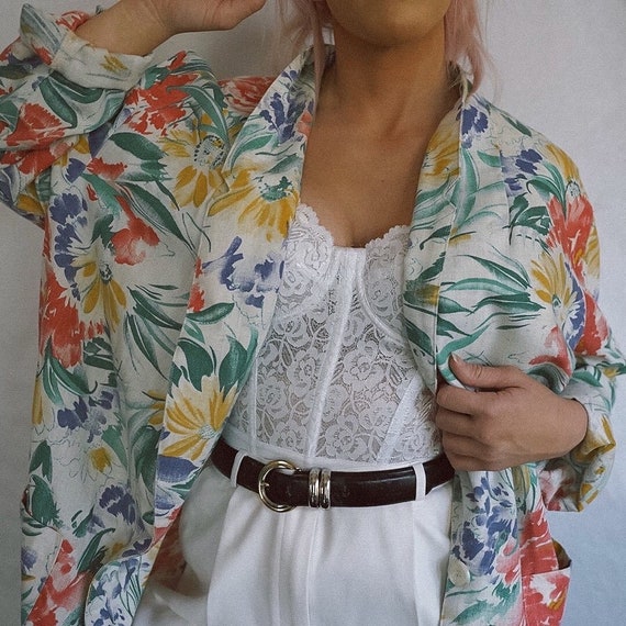 vintage colorful blazer