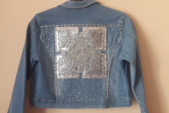 silver beaded jacket