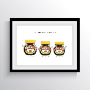 Marmite Lovers 3 | A4 Print