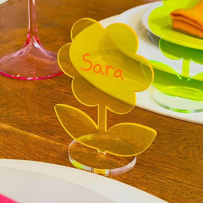 PIXHOTUL Centrotavola a Nido d'Ape Glow Party - 8 Pezzi Centrotavola a Nido d'Ape e Decorazioni per Feste al Neon Let's Glow per Bambini Glow in Dark Party Supplies