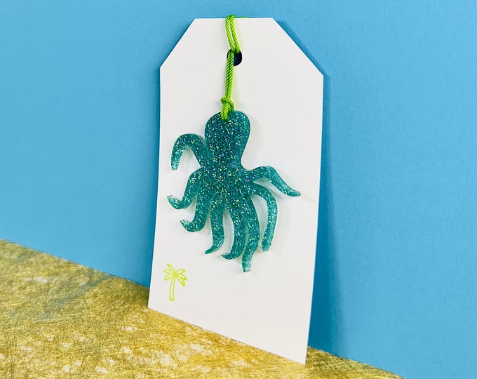 octopus gift tag