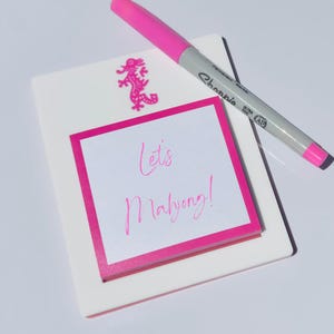 Porte-notes acrylique Mahjong Dragons, accessoires uniques de mahjongg pour pense-bêtes et soirées jeux, cadeau d'anniversaire mignon pour ami