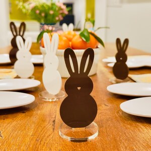 Acrylic Bunny, Table Centerpiece, Cute Bunny, Bunny Party, Festive Table Decor, Spring Decor, Easter Table Decor Ideas, White Rabbit, Bunny