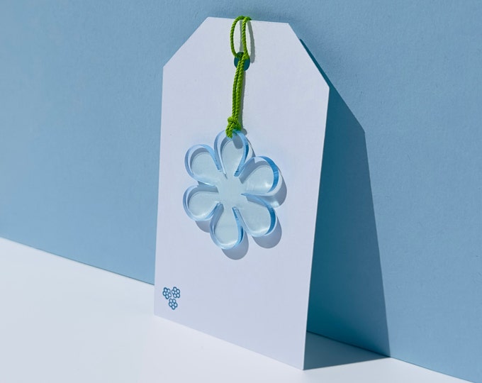 flower gift tag
