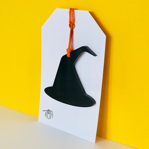 Étiquettes cadeaux sorcière, étiquettes fantaisistes joyeux Halloween pour friandises, cadeaux et notes manuscrites cette saison effrayante, parfaites pour les sacs cadeaux sorcières