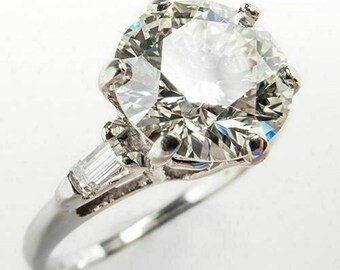 Radiant Cut Moissanite Solitaire Engagement Ring White Moissanite Ring 1.50ct Moissanites 10k White Gold Ring Luxpensive Handmade Rings