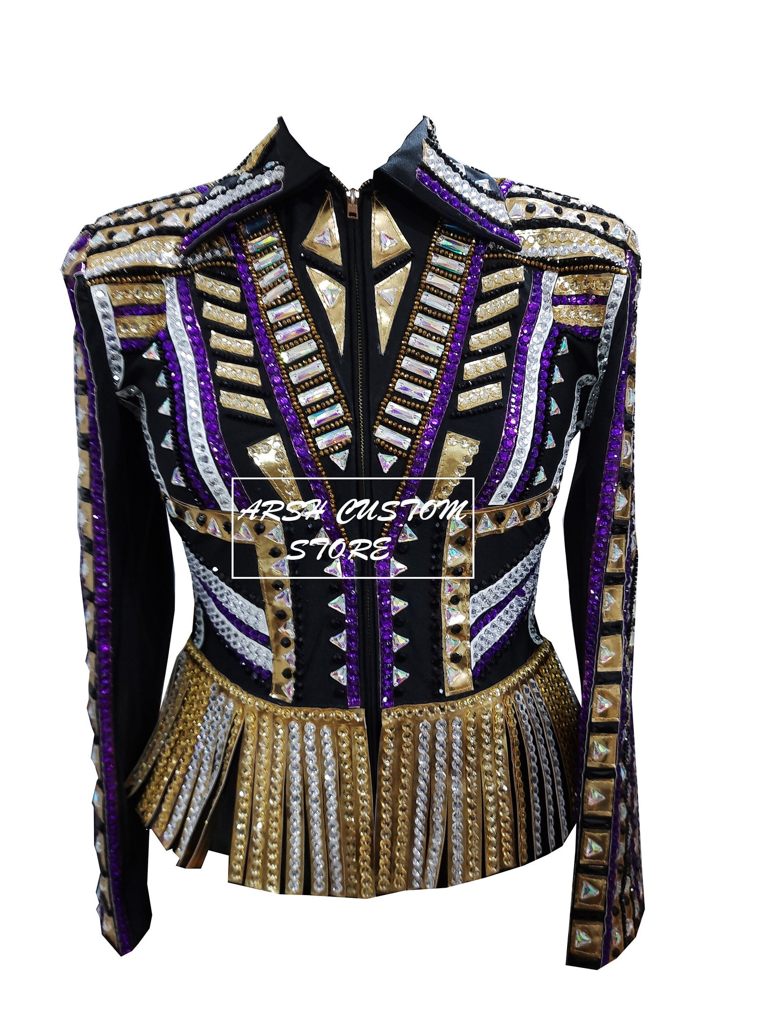 ACS0559 Western pleasure horse show shirt rail shirt Etsy