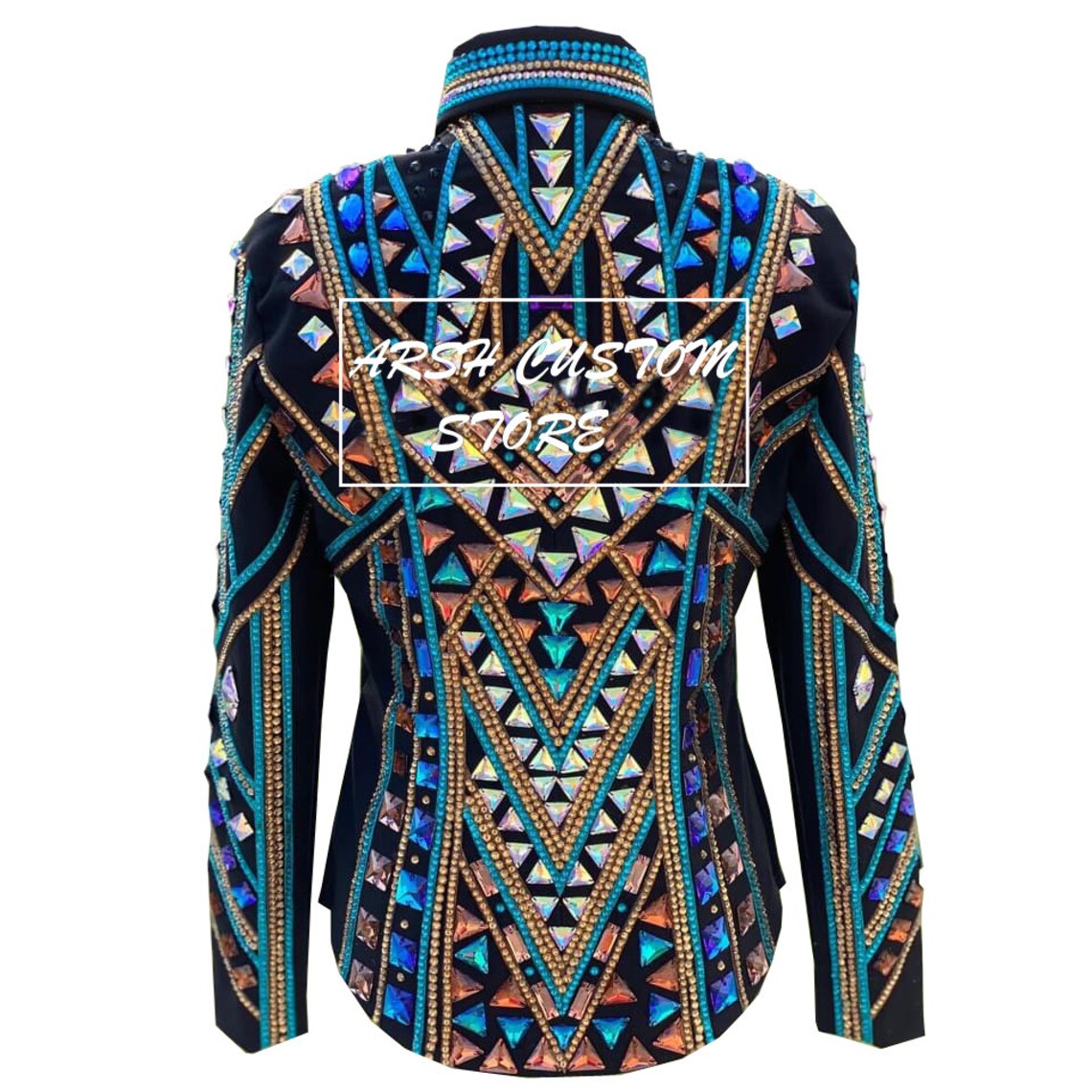 ACS05110 Western pleasure horse show shirt rail shirt Etsy