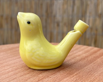ビンテージ ペックヴィルヒェン鳥笛: ルクセンブルク セラミック