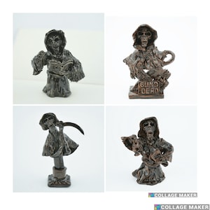 Image of death, Halloween Gift Imp Hobgoblin, Ceramic Devil ,Sculpture Mephistopheles, Devil Statue La Muerte