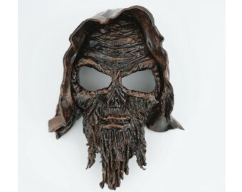 Ceramic Mephistopheles Mask, Devil Face, Demon Mask ,Wall Mask, Halloween Gift,