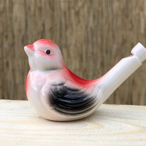 bird whistle, water whistle, ceramic whistle, folk bird, twitter bird, Porcelain bird