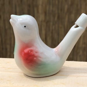 Ceramic whistle, bird whistle, water whistle, ceramic whistle, folk bird, twitter bird, Porcelain bird