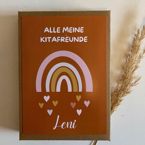 Freundebuch Karten Regenbogen Alternative zum Freundebuch A5 I Kita I Kindergarten I 1-3 Jahre