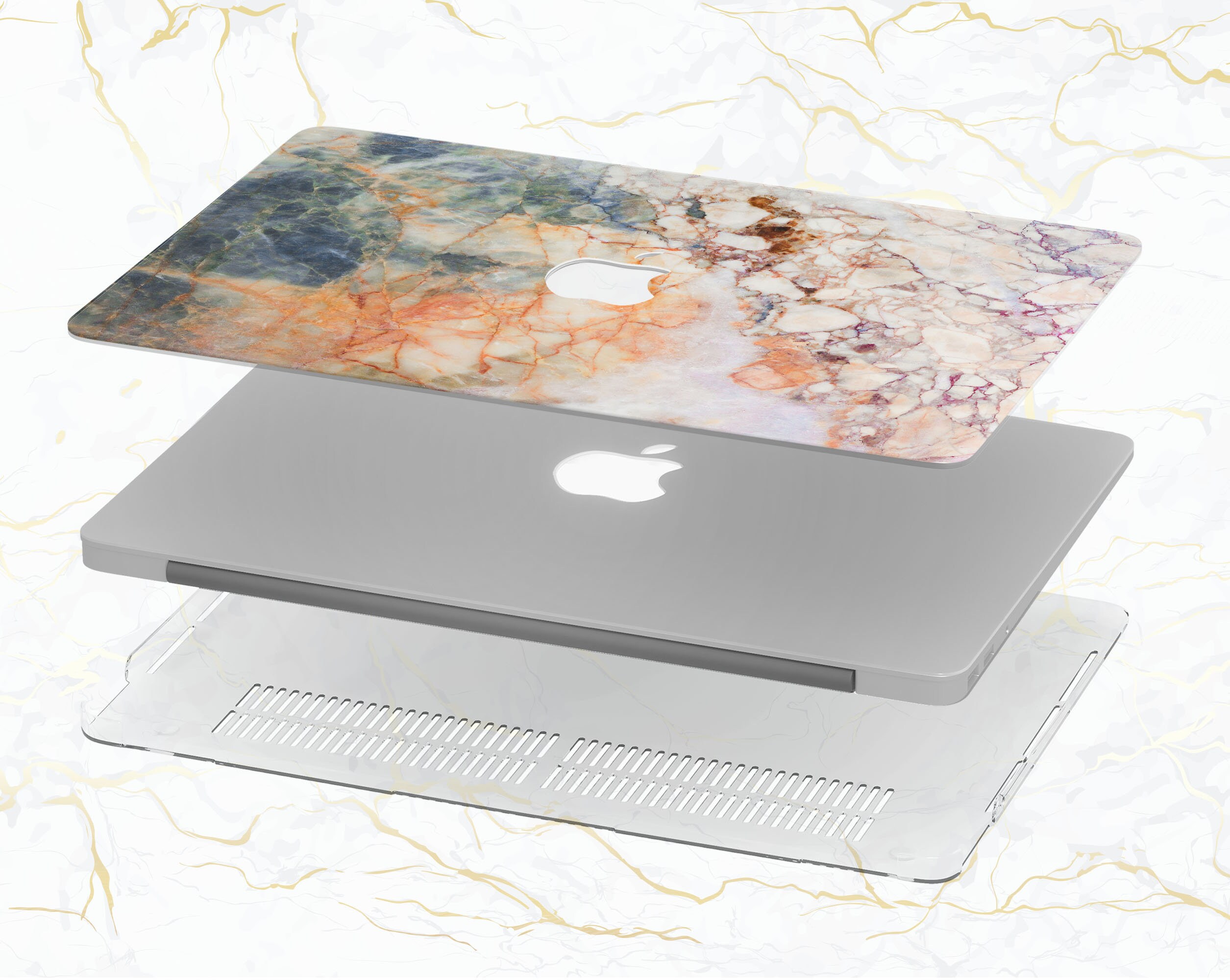 Marble macbook art macbook cover stone texture mac 16 macbook Etsy