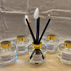 Diffuser Lavendel, Raumduft vegan, Deko Frühling Kerze, Lavender Reed Diffuser, Raumduft Ästhetik, Valentinstaggeschenk, Muttertagsgeschenk