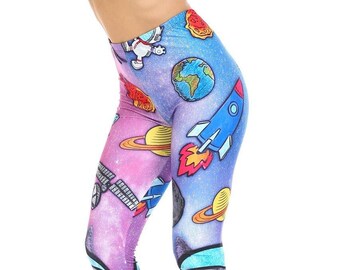 galaxy cat pants