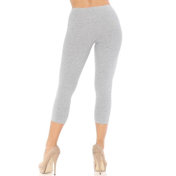 Fleece Lined Leggings Solid, High Waist, Warm Thick Leggings Fits