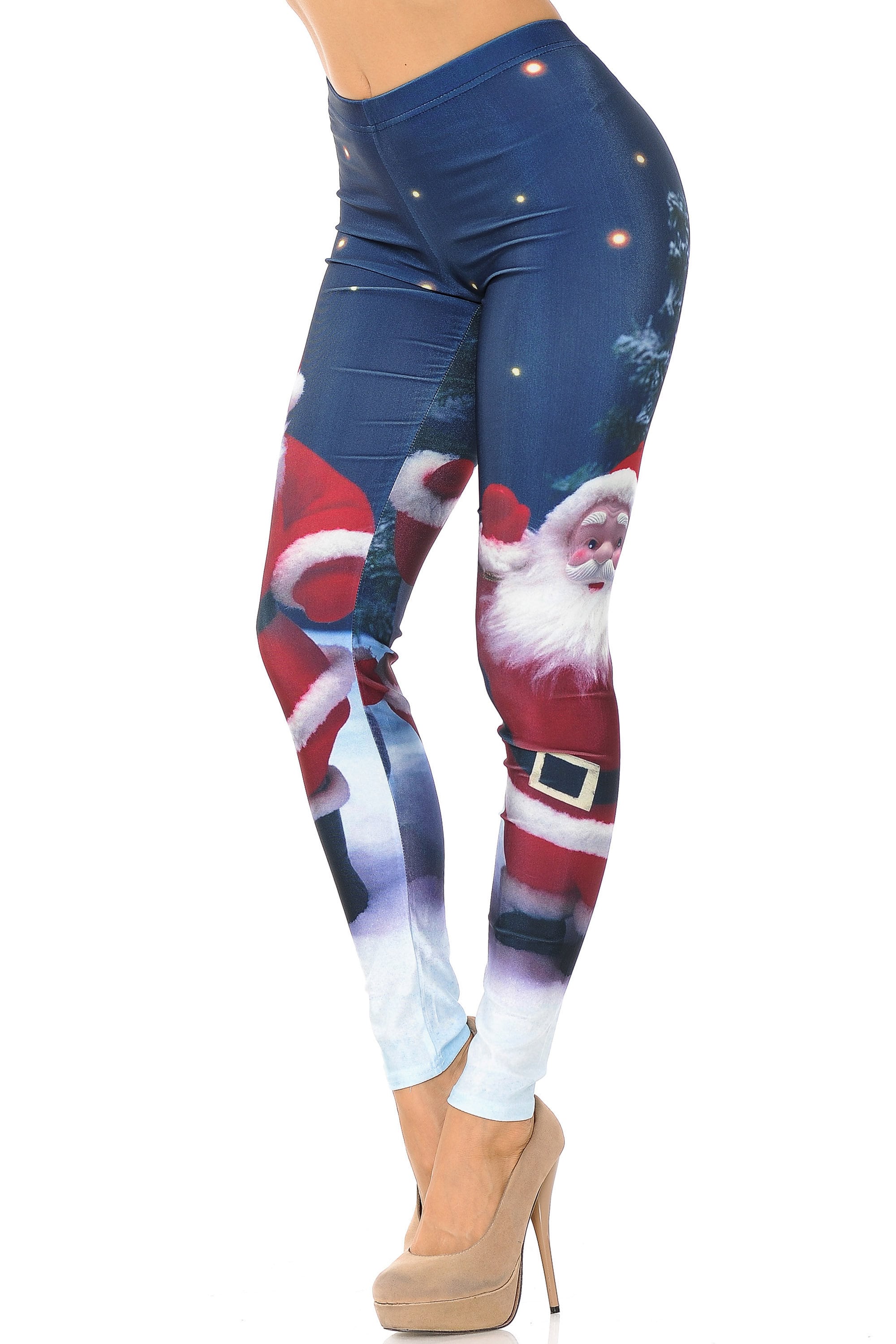Baocc Yoga Pants Santa Women's Custom for Yoga Pants Leggings Pilates  Snowman Running Christmas Party Christmas Pants Pants for Women Black 