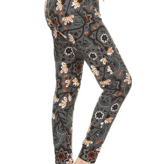 Disover Peachy Floral Blossom Joggers Buttery Soft Jogger Pants with Pockets and Drawstring